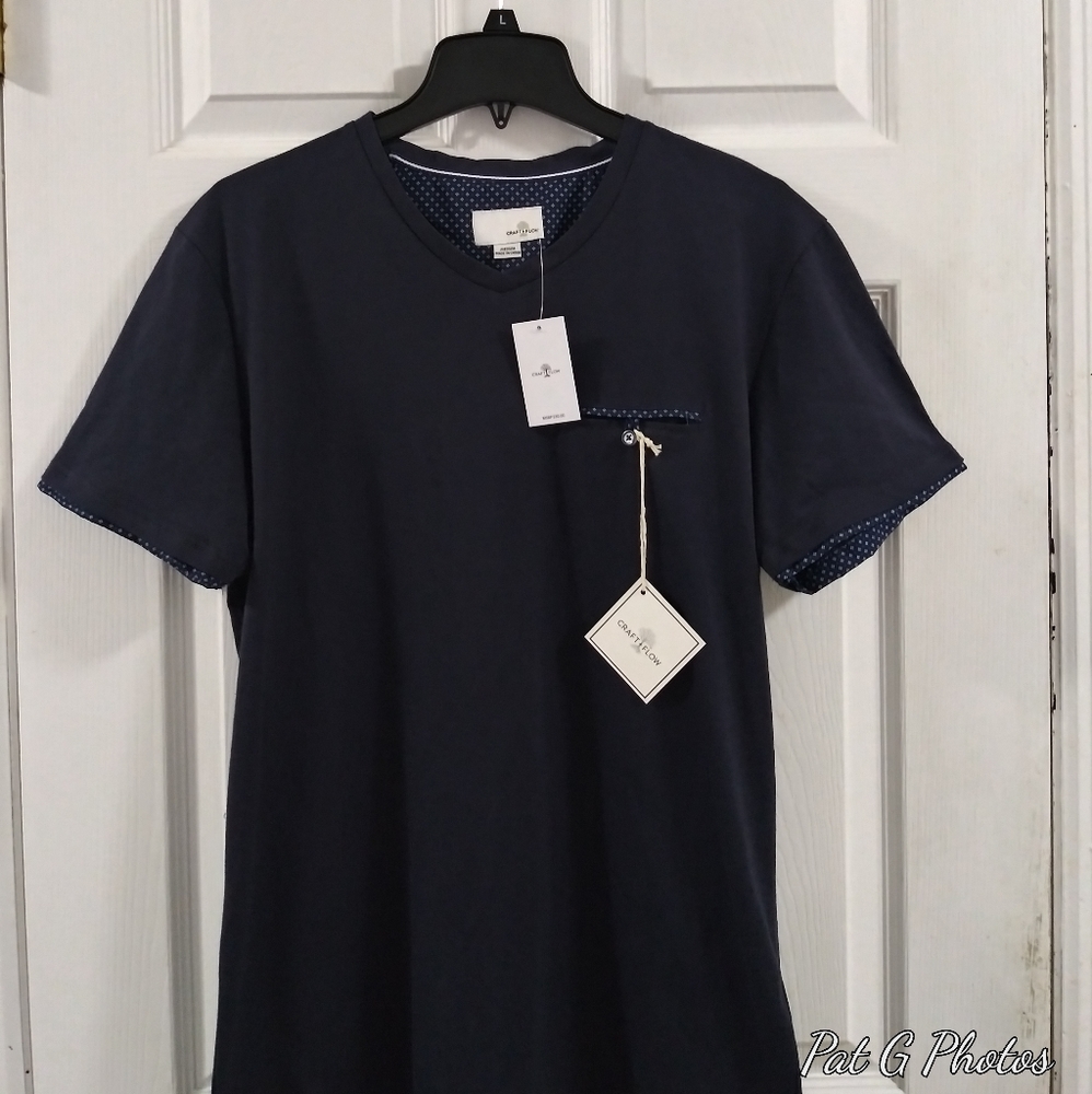 🆕Craft +Flow Short Sleeve V-Neck SZ.(M)